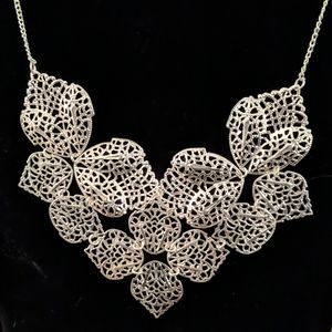 Silver filagree necklace